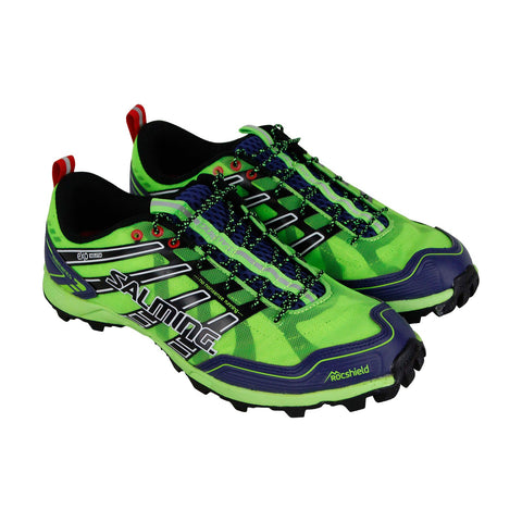 Salming Elements86036-6604 Mens Green Mesh Low Top Athletic Gym Running Shoes