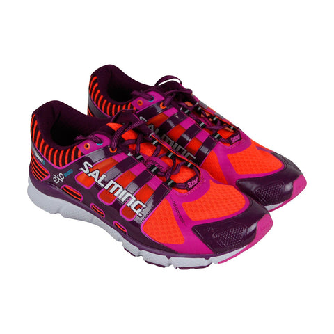 Salming Speed 5 1287023-8835 Womens Orange Mesh Athletic Gym Running Shoes