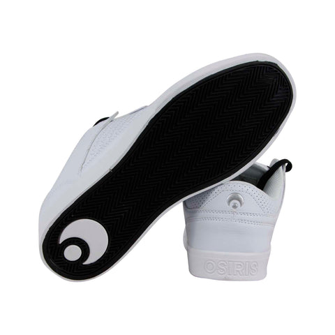 Osiris Protocol 1293 2646 Mens White Leather Skate Sneakers Shoes