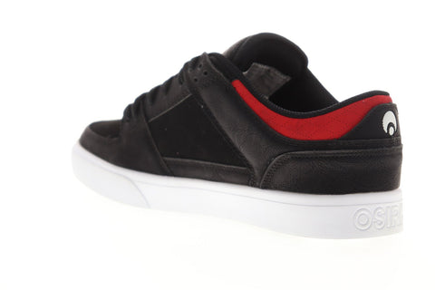 Osiris Protocol 1293 2676 Mens Black Synthetic Lace Up Athletic Skate Shoes