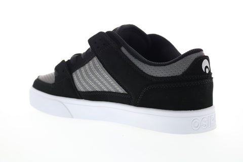 Osiris Protocol 1293 2672 Mens Black Nubuck Lace Up Athletic Skate Shoes