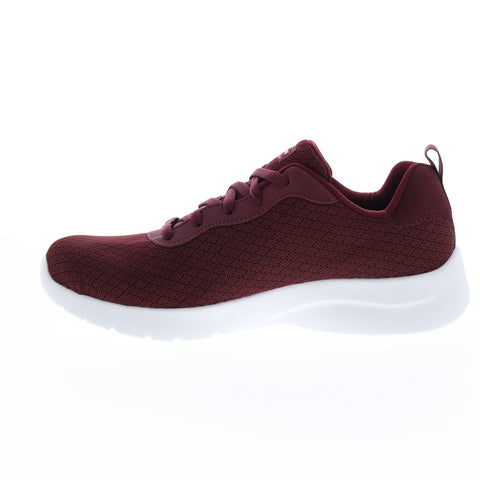 Skechers Dynamight 2.0 Eye to Eye 12964 Womens Burgundy Canvas Lifestyle Sneakers Shoes