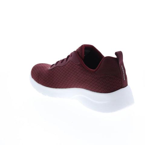 Skechers Dynamight 2.0 Eye to Eye 12964 Womens Burgundy Canvas Lifestyle Sneakers Shoes