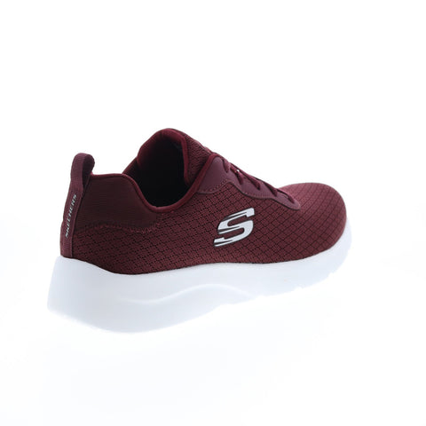 Skechers Dynamight 2.0 Eye to Eye 12964 Womens Burgundy Canvas Lifestyle Sneakers Shoes