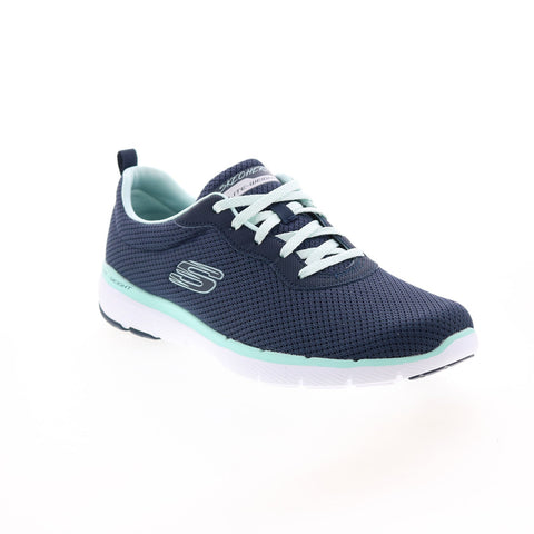 Skechers Flex Appeal 3.0 First Insight Womens Blue Lifestyle Sneakers Shoes
