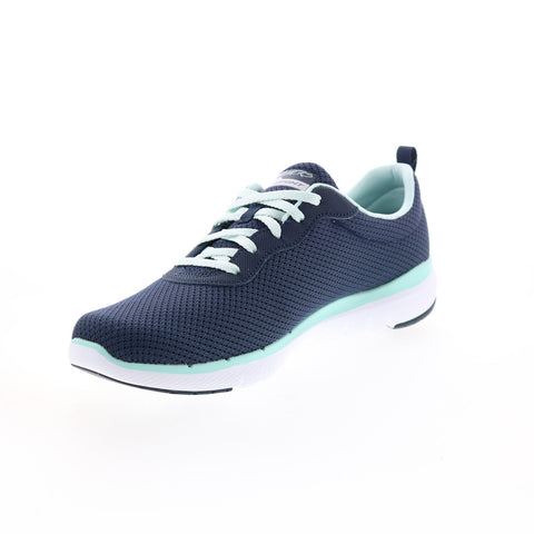 Skechers Flex Appeal 3.0 First Insight Womens Blue Lifestyle Sneakers Shoes