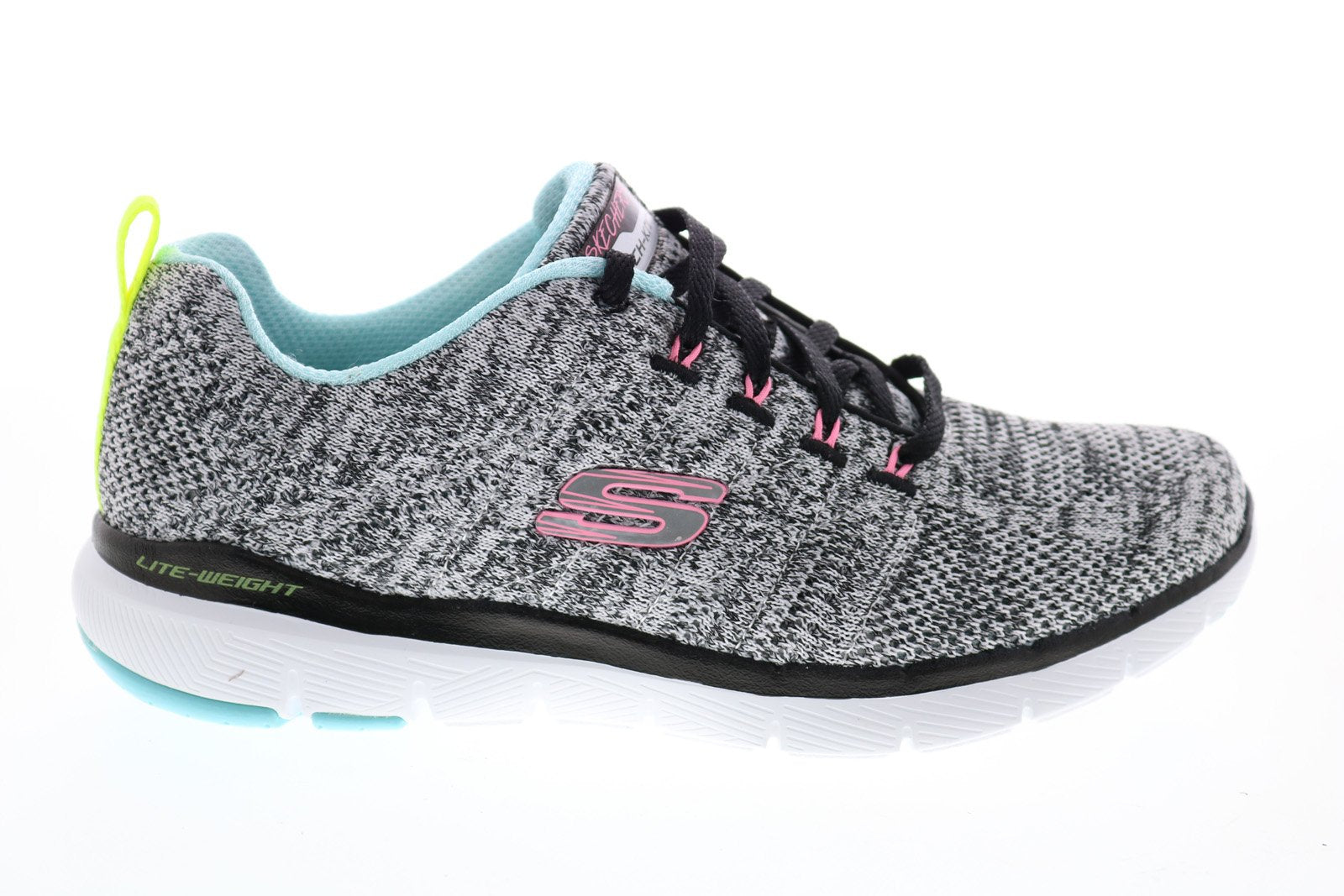 Skechers Flex Appeal High Tides Womens White Lifestyle