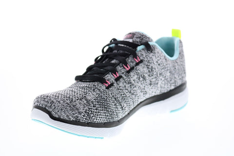 Skechers Flex Appeal 3.0 High Tides Womens White Lifestyle Sneakers Shoes