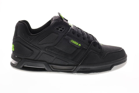 Osiris Peril 1308 1931 Mens Black Leather Skate Inspired Sneakers Shoes