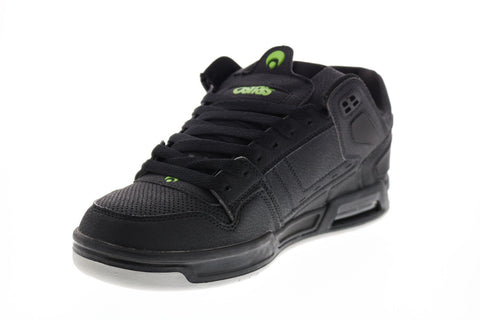 Osiris Peril 1308 1931 Mens Black Leather Skate Inspired Sneakers Shoes