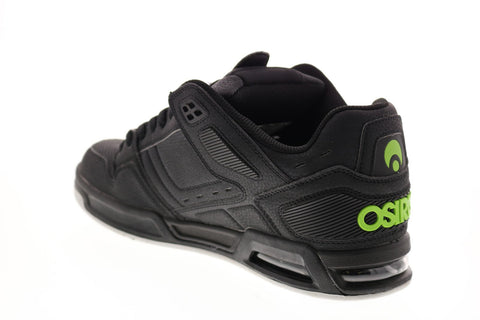 Osiris Peril 1308 1931 Mens Black Leather Skate Inspired Sneakers Shoes