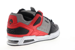 Chaussures De Skate Osiris D3 2001 - Rouge/Noir/Gris, Semelle épaisse, Laçage - Taille EU 42