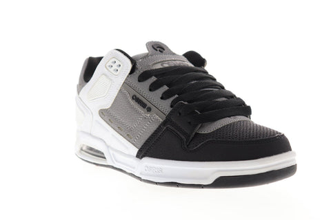 Osiris Peril Mens White Gray Synthetic Athletic Lace Up Skate Shoes