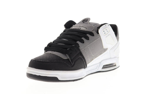 Osiris Peril Mens White Gray Synthetic Athletic Lace Up Skate Shoes