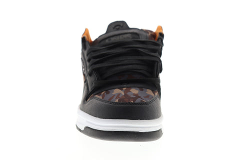 Osiris The Peril 1308 2655 Mens Black Leather Surf Low Top Skate Sneakers Shoes