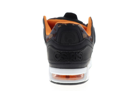 Osiris The Peril 1308 2655 Mens Black Leather Surf Low Top Skate Sneakers Shoes