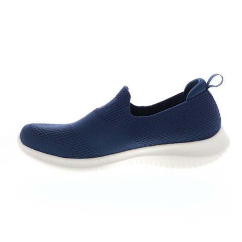 Skechers Ultraflex Harmonious Womens Blue Canvas Athletic Cross Training Shoes