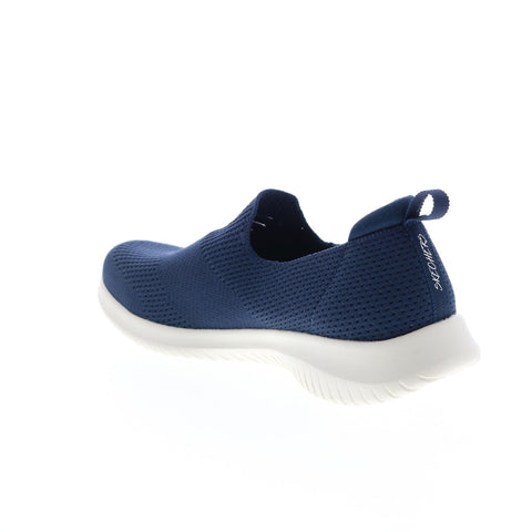 Skechers Ultraflex Harmonious Womens Blue Canvas Athletic Cross Training Shoes
