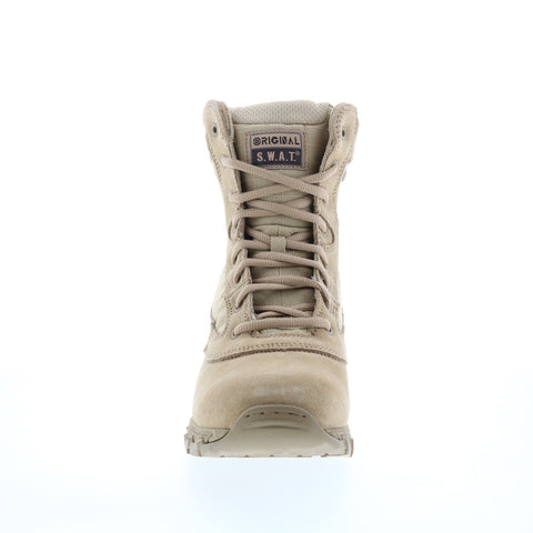 Original Swat Chase 9” Side-Zip 131202 Mens Brown Wide Suede Tactical Boots