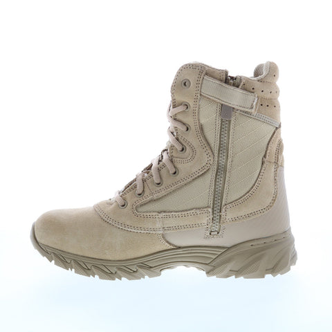 Original Swat Chase 9” Side-Zip 131202 Mens Brown Suede Tactical Boots