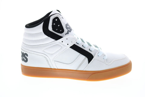 Osiris Clone 1322 2643 Mens White Canvas Skate Inspired Sneakers Shoes