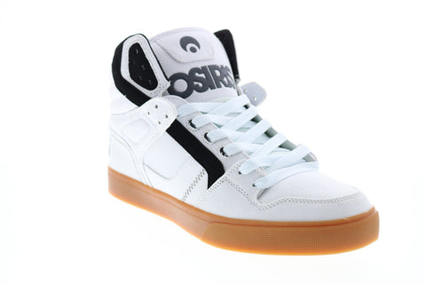 Osiris Clone 1322 2643 Mens White Canvas Skate Inspired Sneakers Shoes
