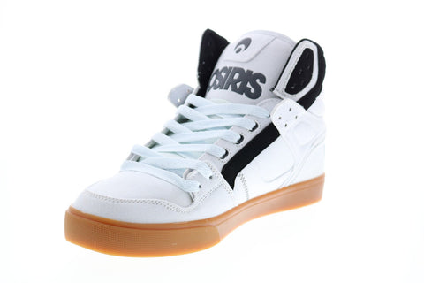 Osiris Clone 1322 2643 Mens White Canvas Skate Inspired Sneakers Shoes