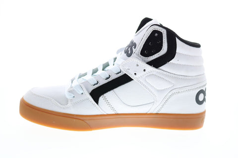 Osiris Clone 1322 2643 Mens White Canvas Skate Inspired Sneakers Shoes