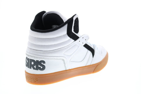 Osiris Clone 1322 2643 Mens White Canvas Skate Inspired Sneakers Shoes