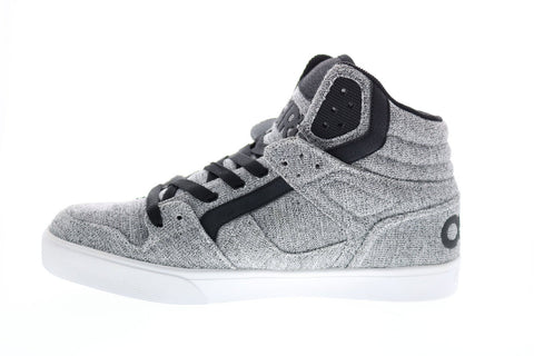 Osiris Clone 1322 2706 Mens Gray Canvas Skate Inspired Sneakers Shoes