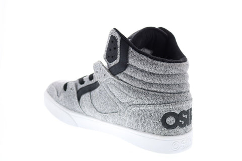 Osiris Clone 1322 2706 Mens Gray Canvas Skate Inspired Sneakers Shoes