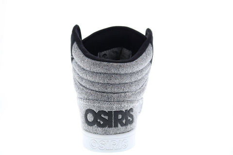 Osiris Clone 1322 2706 Mens Gray Canvas Skate Inspired Sneakers Shoes
