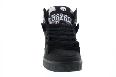 Osiris Clone 1322 2754 Mens Black Canvas Skate Inspired Sneakers Shoes