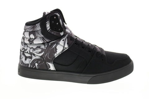 Osiris Clone 1322 2771 Mens Black Canvas Skate Inspired Sneakers Shoes