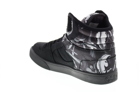 Osiris Clone 1322 2771 Mens Black Canvas Skate Inspired Sneakers Shoes