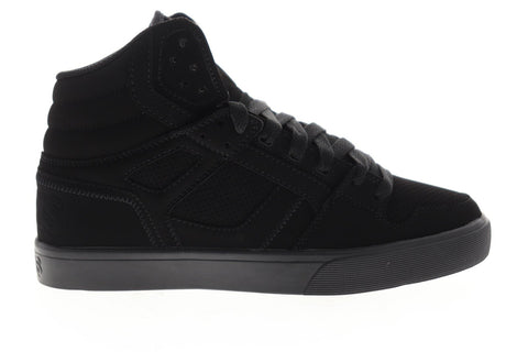Osiris Clone Mens Black Nubuck Athletic Lace Up Skate Shoes