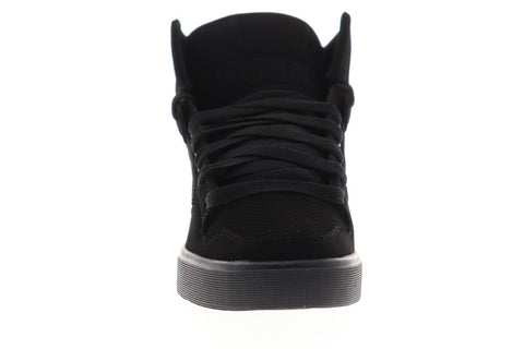 Osiris Clone Mens Black Nubuck Athletic Lace Up Skate Shoes