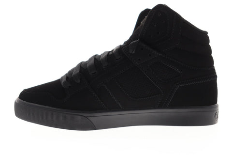 Osiris Clone Mens Black Nubuck Athletic Lace Up Skate Shoes