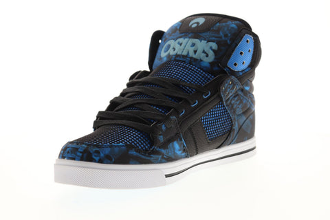 Osiris Clone 1322 2593 Mens Blue High Top Lace Up Skate Sneakers Shoes