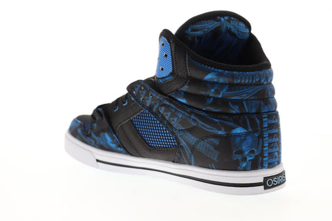 Osiris Clone 1322 2593 Mens Blue High Top Lace Up Skate Sneakers Shoes