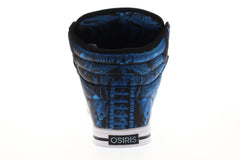 Osiris Clone 1322 2593 Mens Blue High Top Lace Up Skate Sneakers