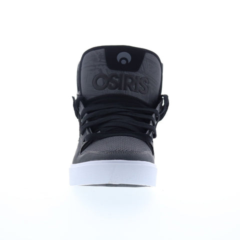 Osiris Clone 1322 2669 Mens Gray Canvas Lace Up Athletic Skate Shoes