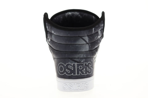 Osiris Clone 1322 2729 Mens Black Canvas Athletic Lace Up Skate Shoes