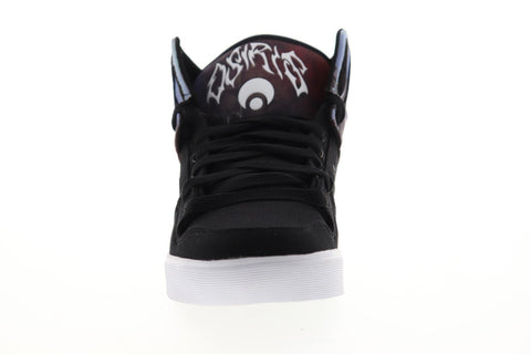 Osiris Clone 1322 2730 Mens Black Canvas Athletic Lace Up Skate Shoes