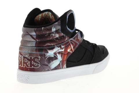 Osiris Clone 1322 2730 Mens Black Canvas Athletic Lace Up Skate Shoes