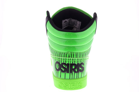 Osiris Clone 1322 2750 Mens Green Synthetic Skate Inspired Sneakers Shoes