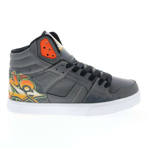 Osiris Clone 1322 2788 Mens Gray Synthetic Skate Inspired Sneakers Shoes