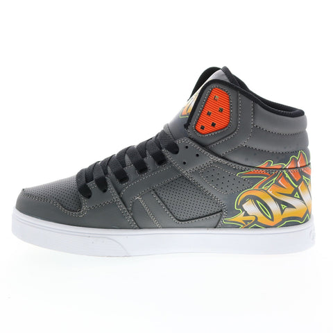 Osiris Clone 1322 2788 Mens Gray Synthetic Skate Inspired Sneakers Shoes