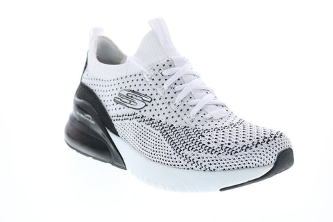 Skechers Skech-Air Stratus 13275 Womens White Canvas Lifestyle Sneakers Shoes