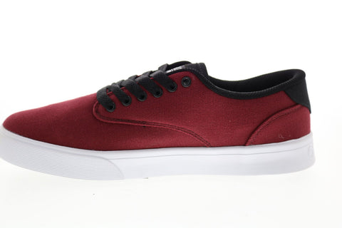 Osiris Slappy Vlc 1334 2478 Mens Red Canvas Skate Inspired Sneakers Shoes